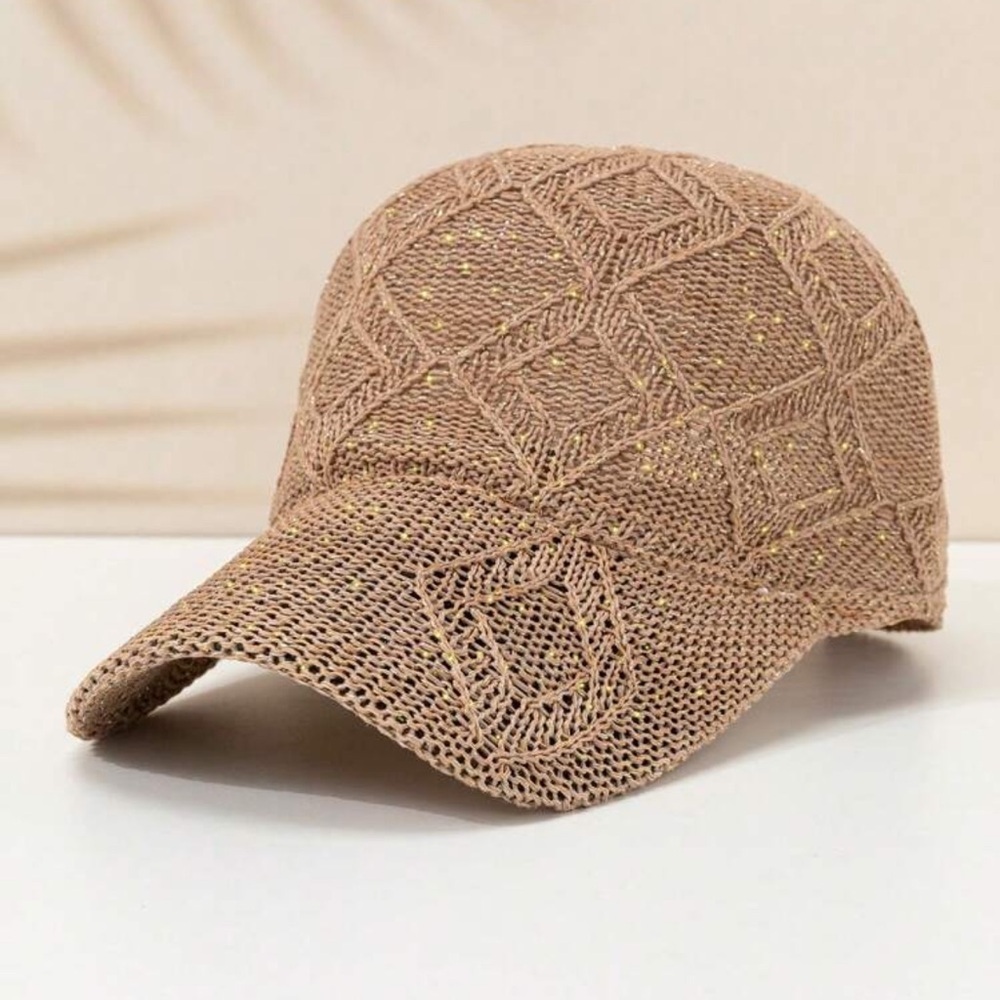 1pc Summer Hollow Out Trucker Cap For Driver Boho Casual